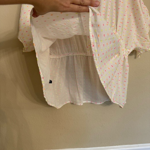 Lane Bryant Textured Dolman-Sleeve Peplum Top White Size 18/20 - Picture 12 of 16